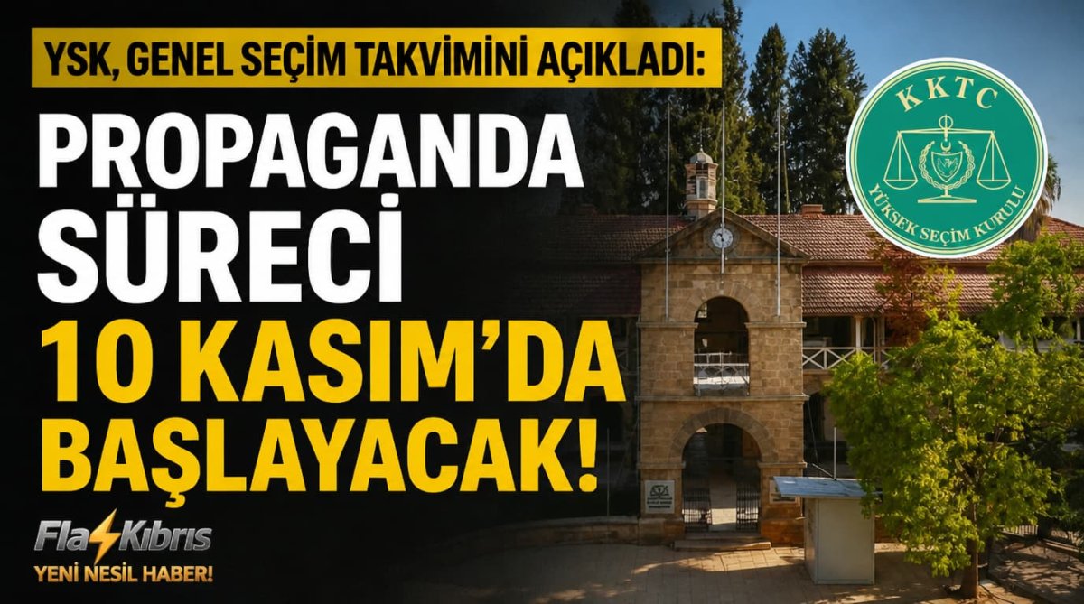 YSK, genel seçim takvimini açıkladı: Propaganda süreci 10 Kasım’da başlayacak