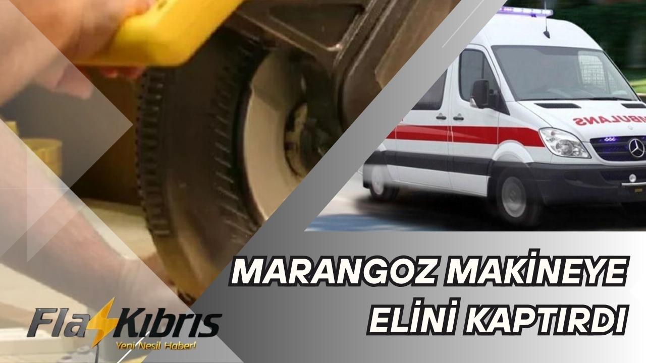 Lefkoşa’da iş kazası