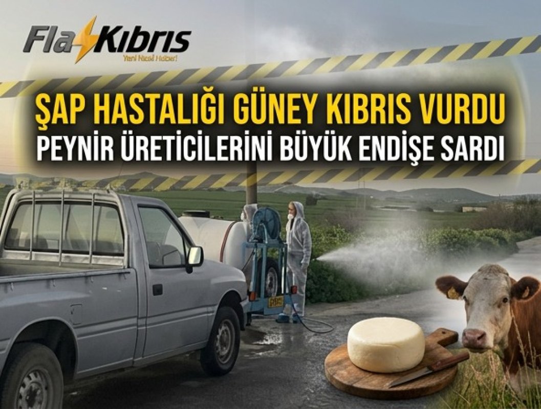 Güney Kıbrıs’ta şap hastalığı yayılmaya devam ediyor