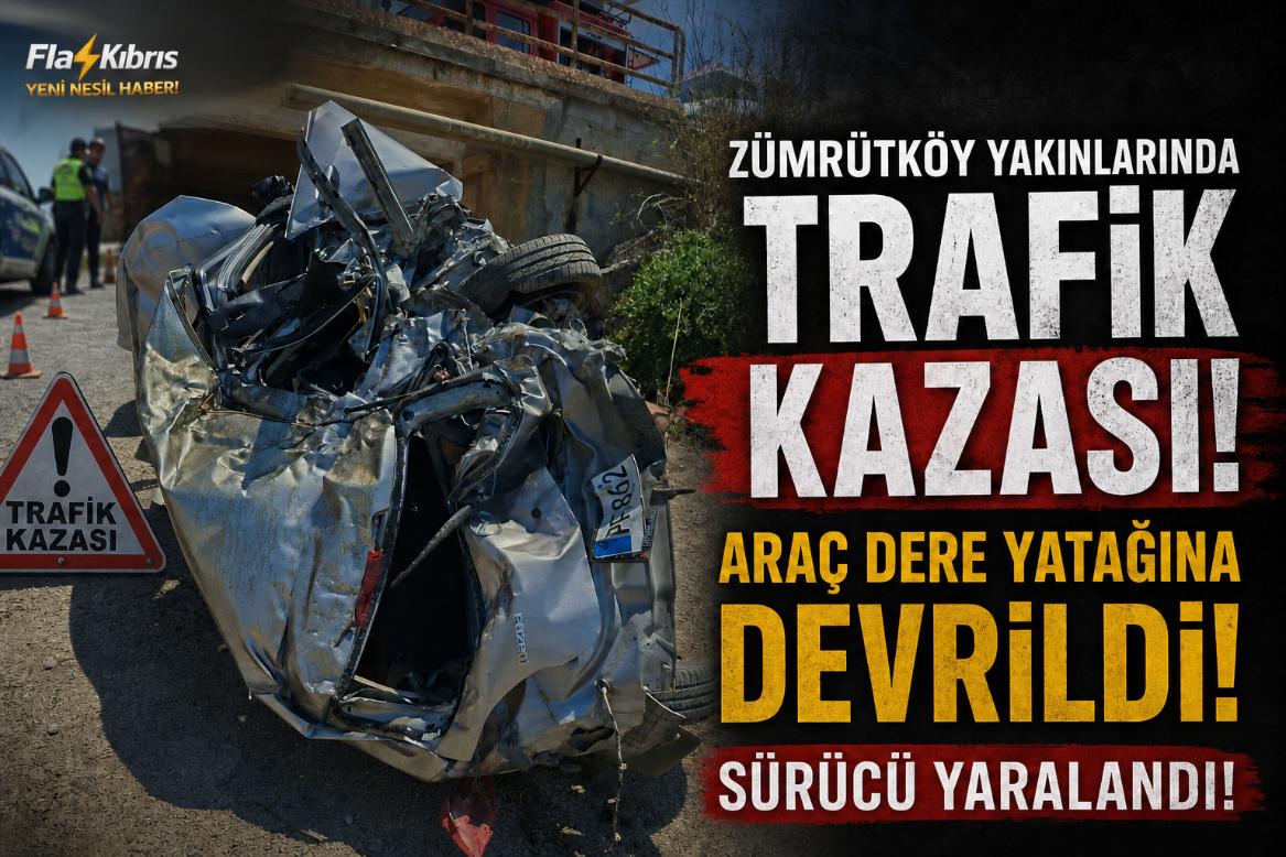 Zümrütköy yakınlarında trafik kazası